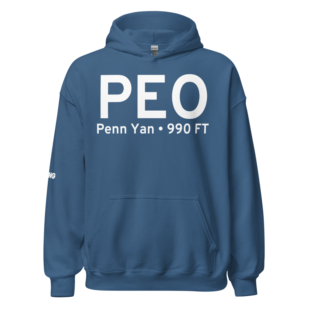 Penn Yan (KPEO) Airport Hoodie Sweatshirt 