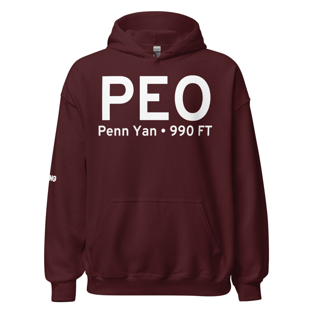 Penn Yan (KPEO) Airport Hoodie Sweatshirt 