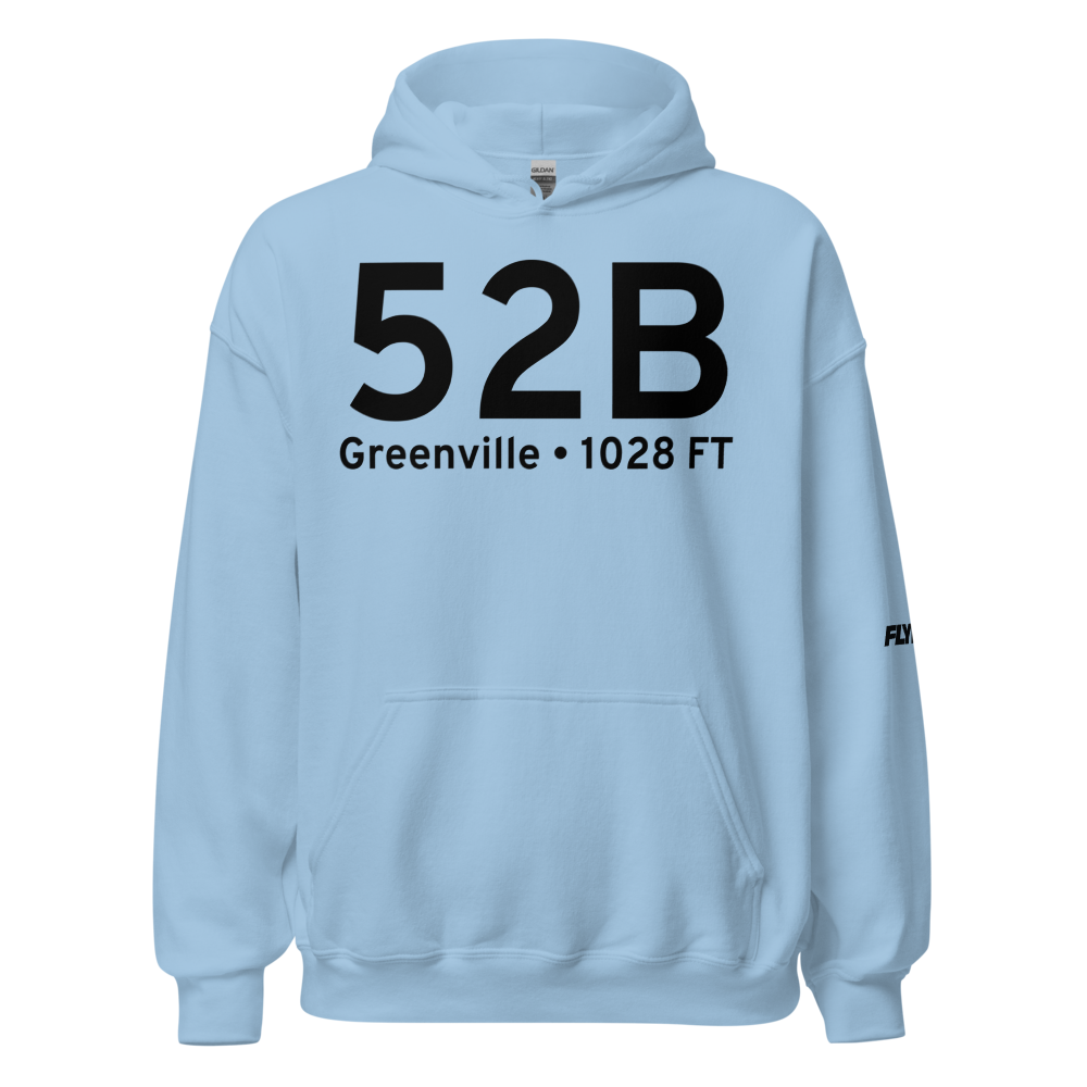 Greenville (52B) Airport Hoodie Sweatshirt 