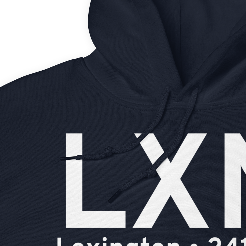 Lexington (KLXN) Airport Hoodie Sweatshirt 