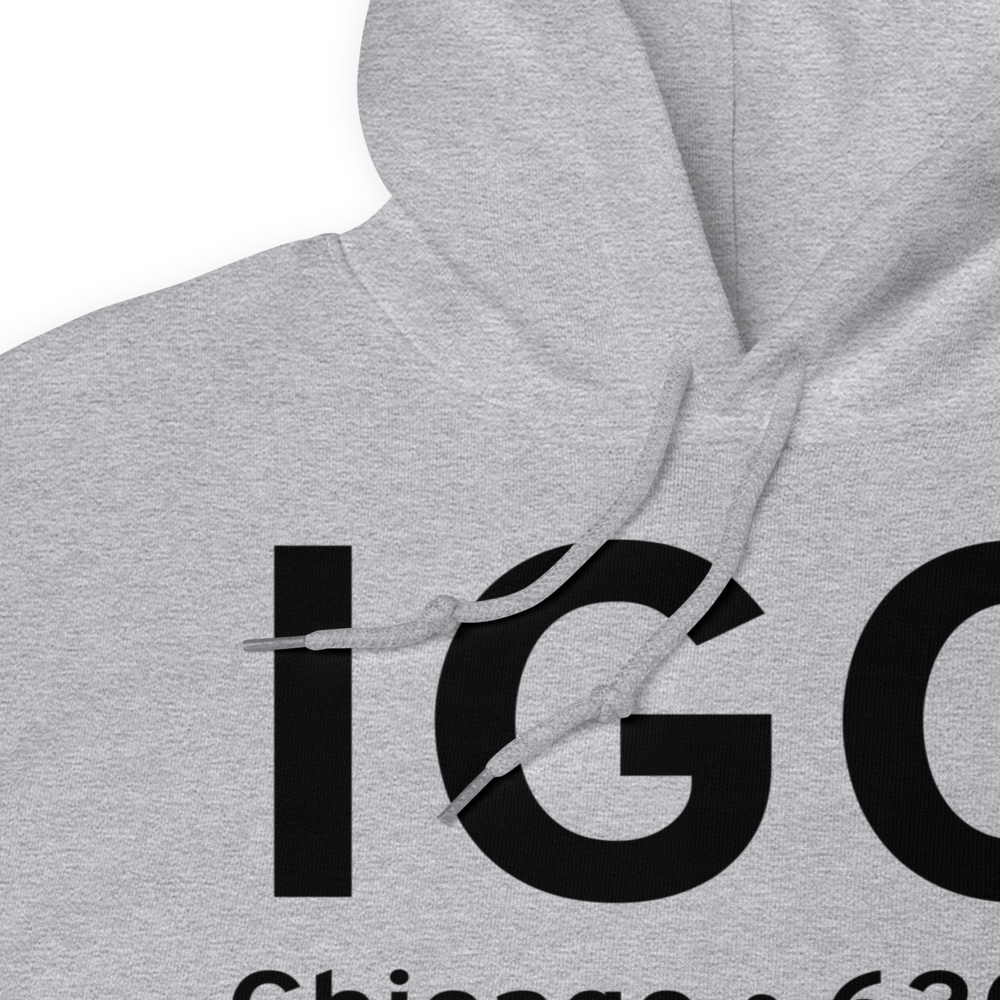 Chicago (KIGQ) Airport Hoodie Sweatshirt 