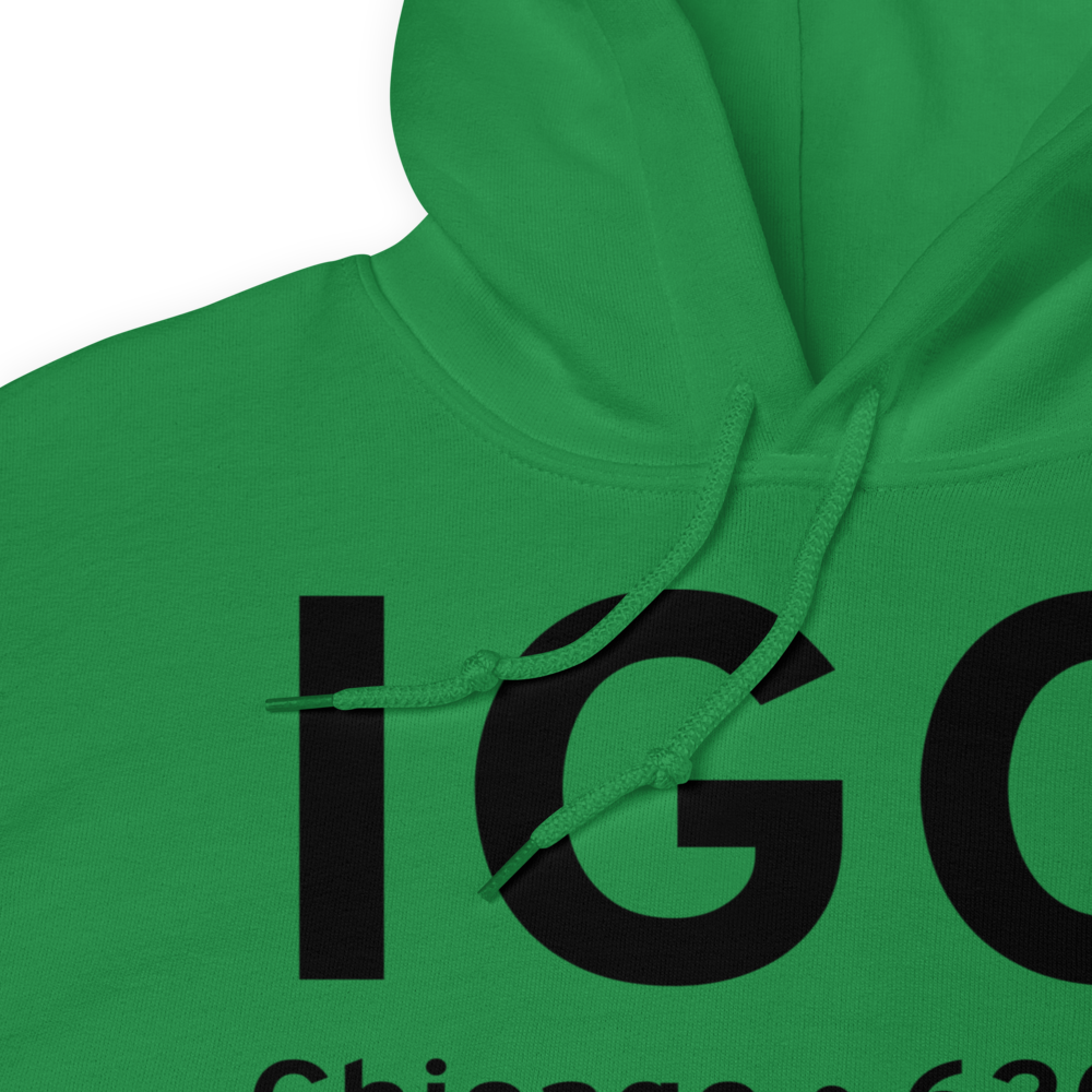 Chicago (KIGQ) Airport Hoodie Sweatshirt 