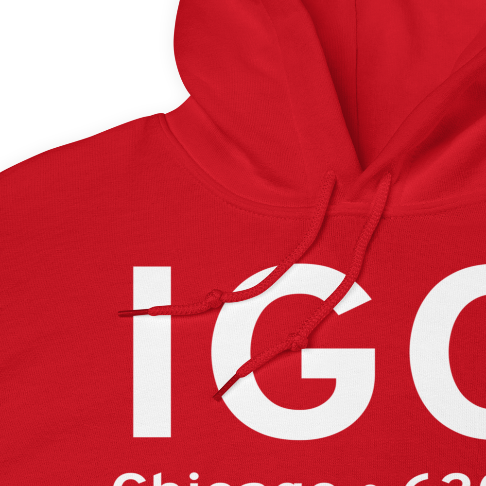 Chicago (KIGQ) Airport Hoodie Sweatshirt 