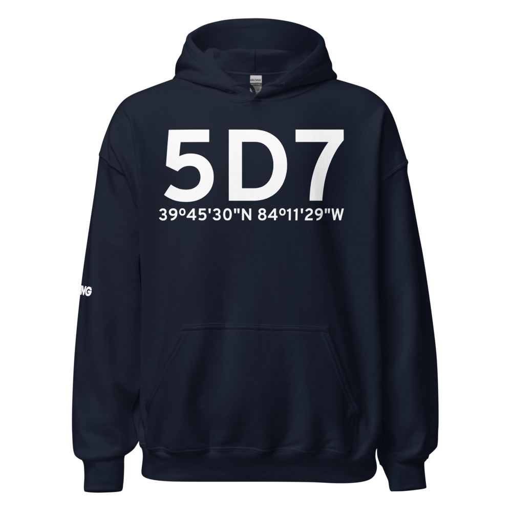 Dayton (5D7) Airport Hoodie Sweatshirt 