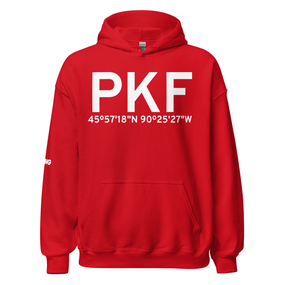 Park Falls (KPKF) Airport Hoodie Sweatshirt 