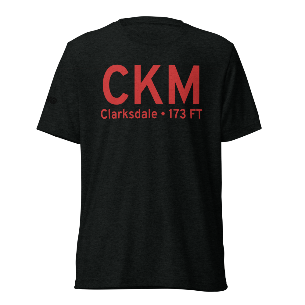 Clarksdale (KCKM) Airport Tri-blend T-Shirt 