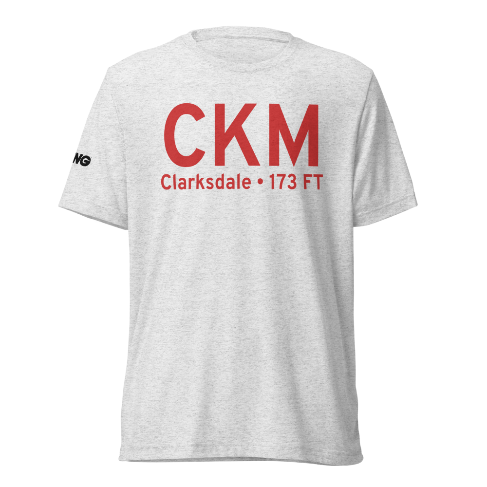 Clarksdale (KCKM) Airport Tri-blend T-Shirt 