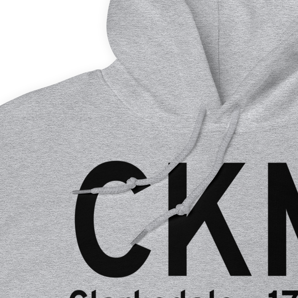 Clarksdale (KCKM) Airport Hoodie Sweatshirt 