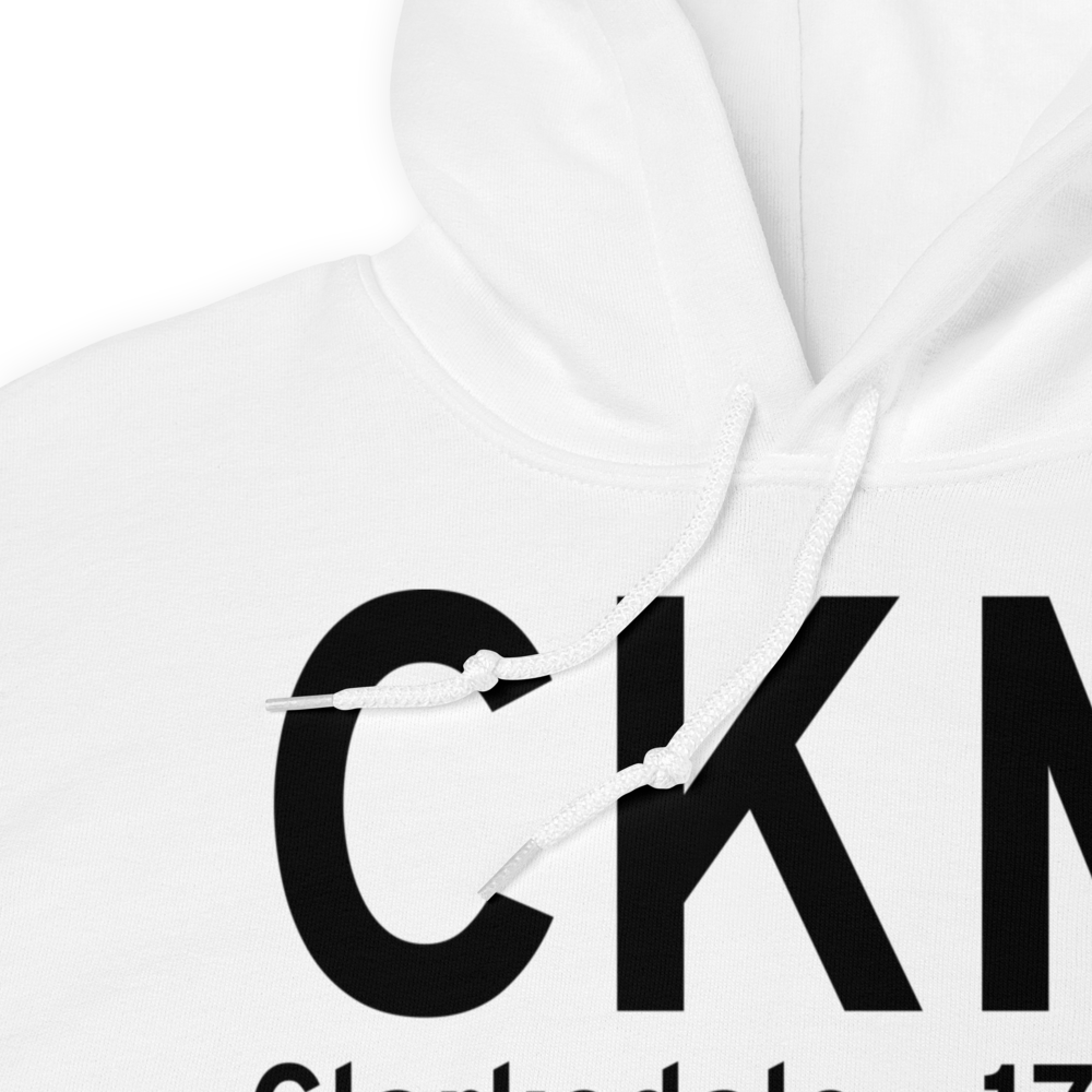 Clarksdale (KCKM) Airport Hoodie Sweatshirt 
