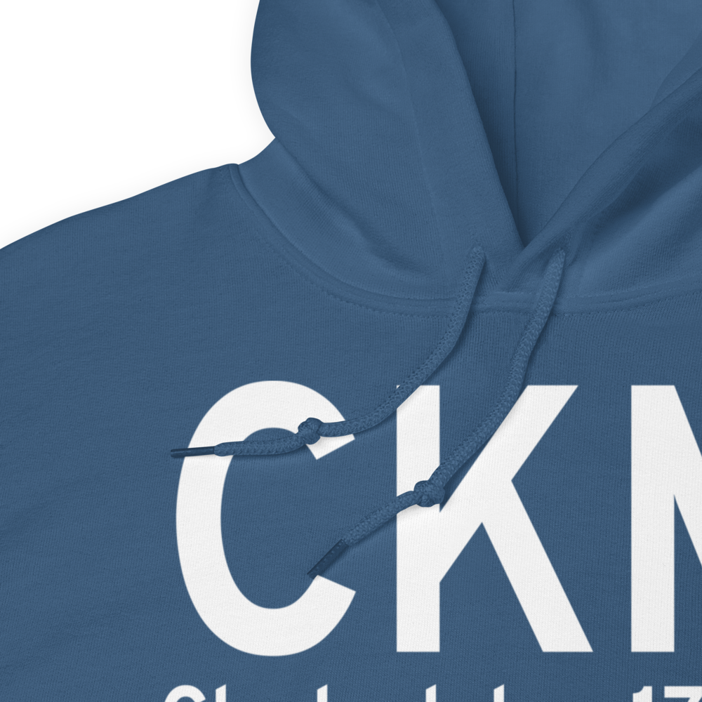 Clarksdale (KCKM) Airport Hoodie Sweatshirt 