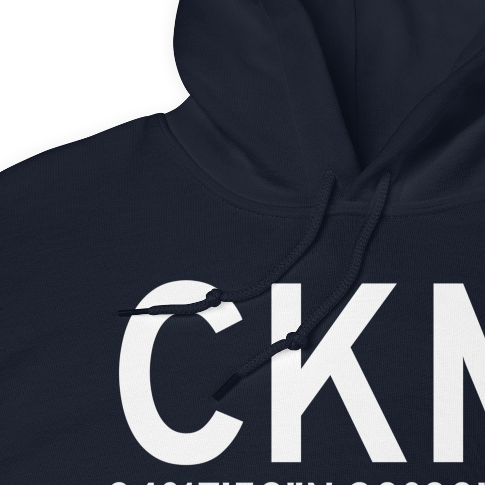 Clarksdale (KCKM) Airport Hoodie Sweatshirt 