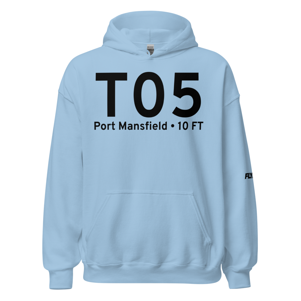 Port Mansfield (KT05) Airport Hoodie Sweatshirt 