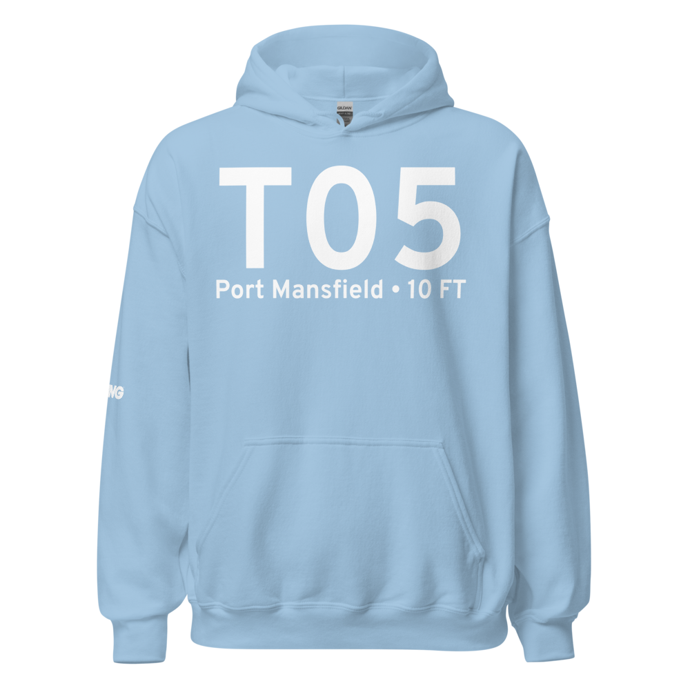 Port Mansfield (KT05) Airport Hoodie Sweatshirt 