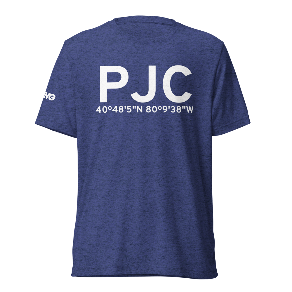 Zelienople (KPJC) Airport Tri-blend T-Shirt 