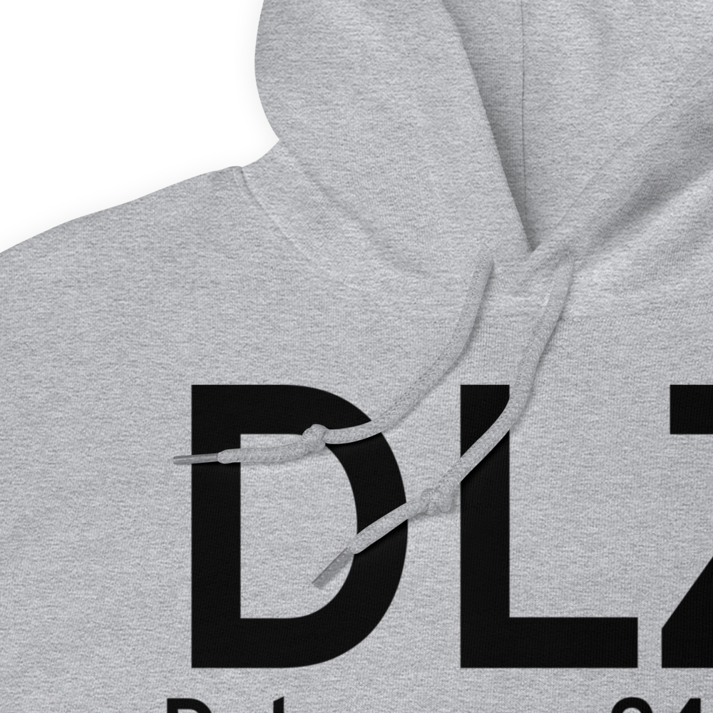 Delaware (KDLZ) Airport Hoodie Sweatshirt 