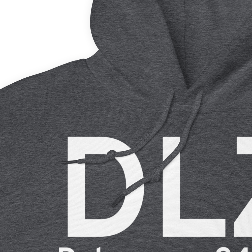 Delaware (KDLZ) Airport Hoodie Sweatshirt 