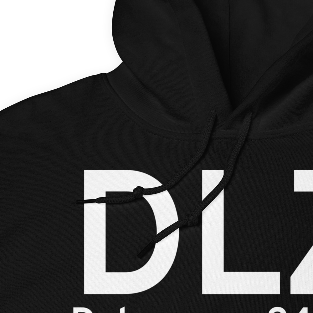 Delaware (KDLZ) Airport Hoodie Sweatshirt 