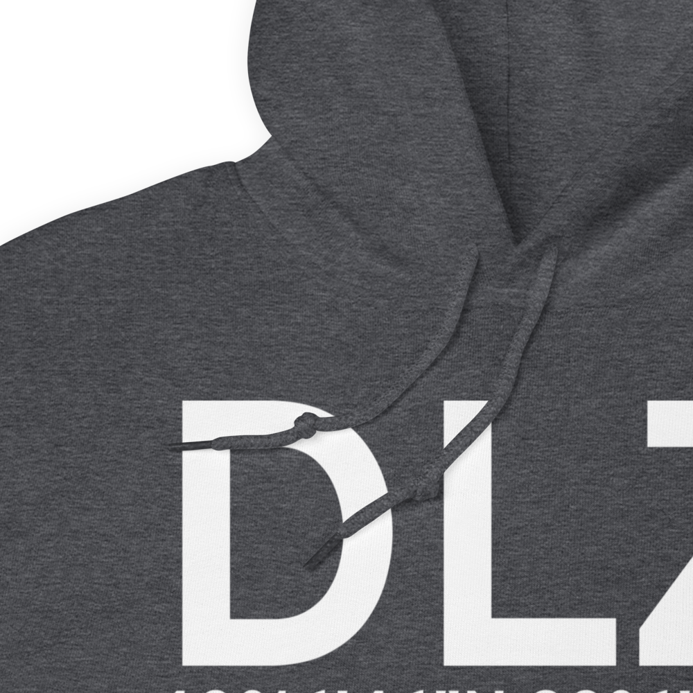 Delaware (KDLZ) Airport Hoodie Sweatshirt 
