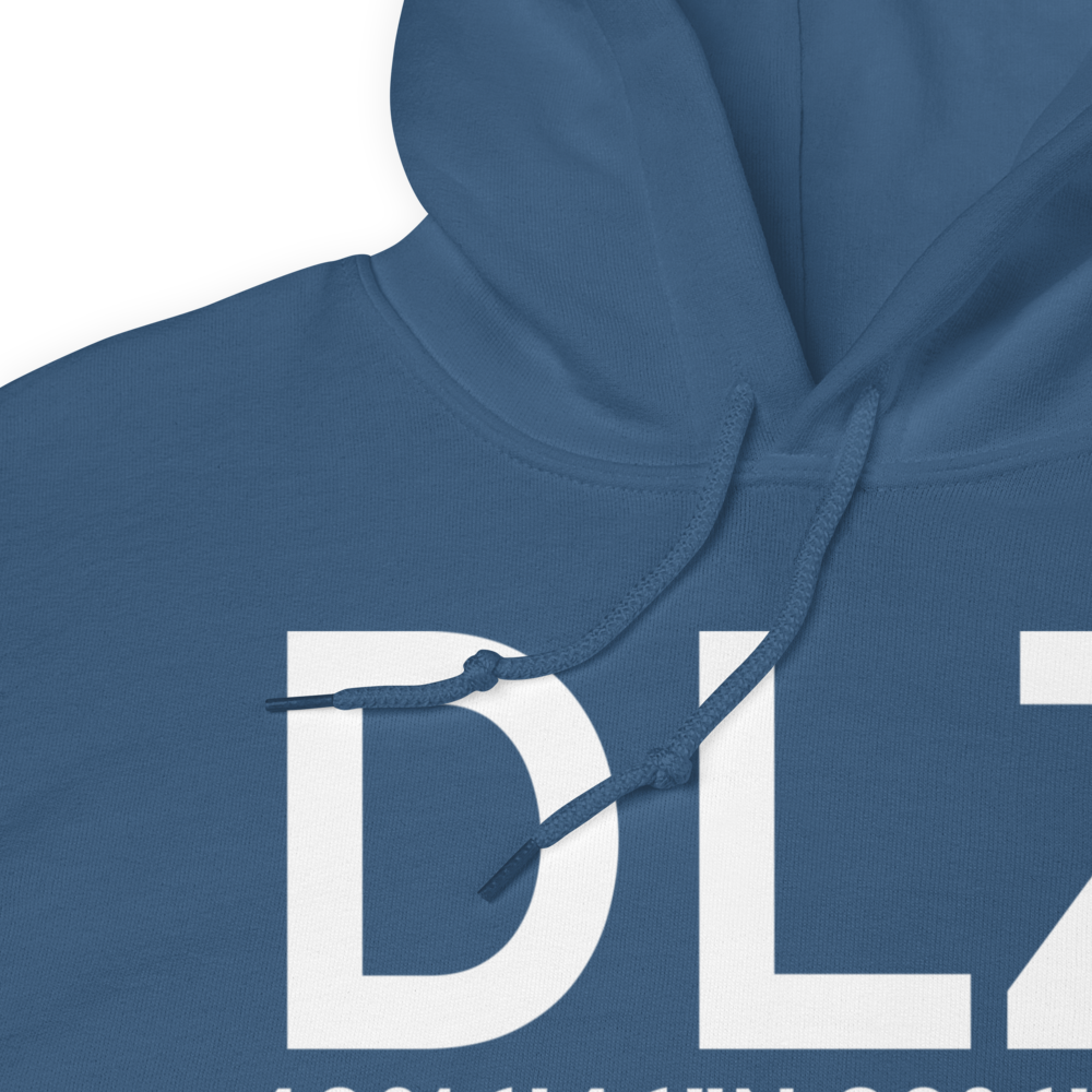 Delaware (KDLZ) Airport Hoodie Sweatshirt 