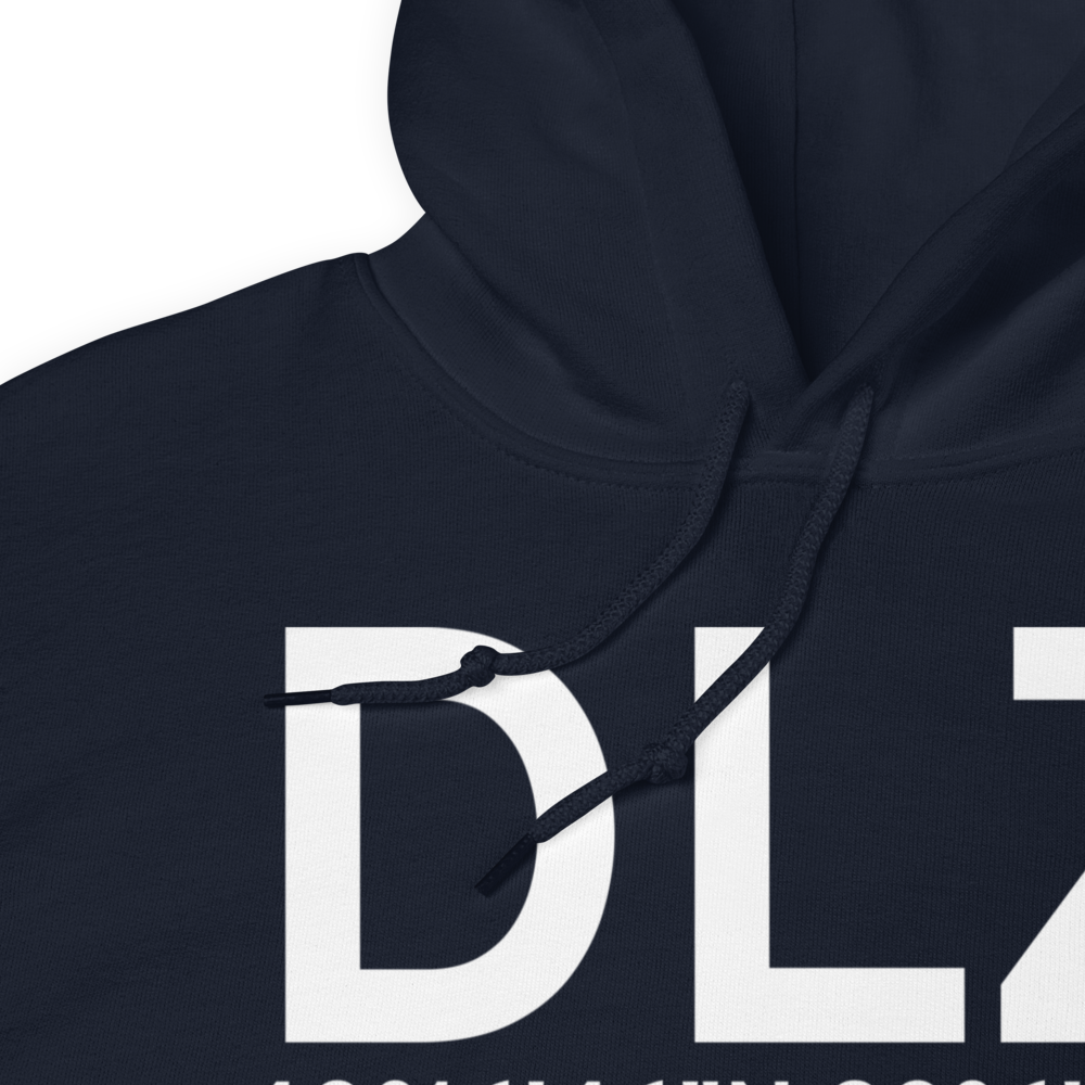 Delaware (KDLZ) Airport Hoodie Sweatshirt 