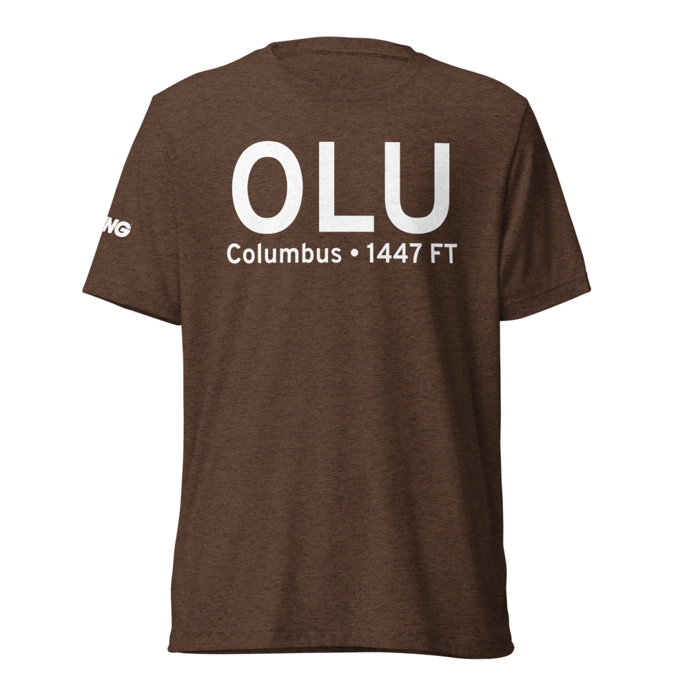 Columbus (KOLU) Airport Tri-blend T-Shirt 