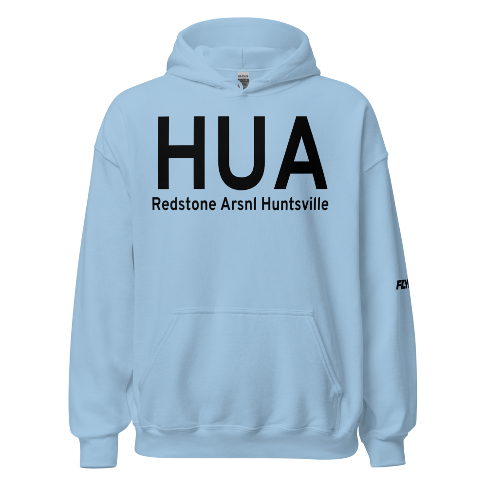 Redstone Arsnl Huntsville (KHUA) Airport Hoodie Sweatshirt 