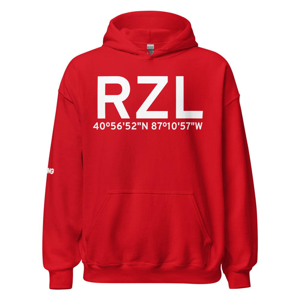 Rensselaer (KRZL) Airport Hoodie Sweatshirt 