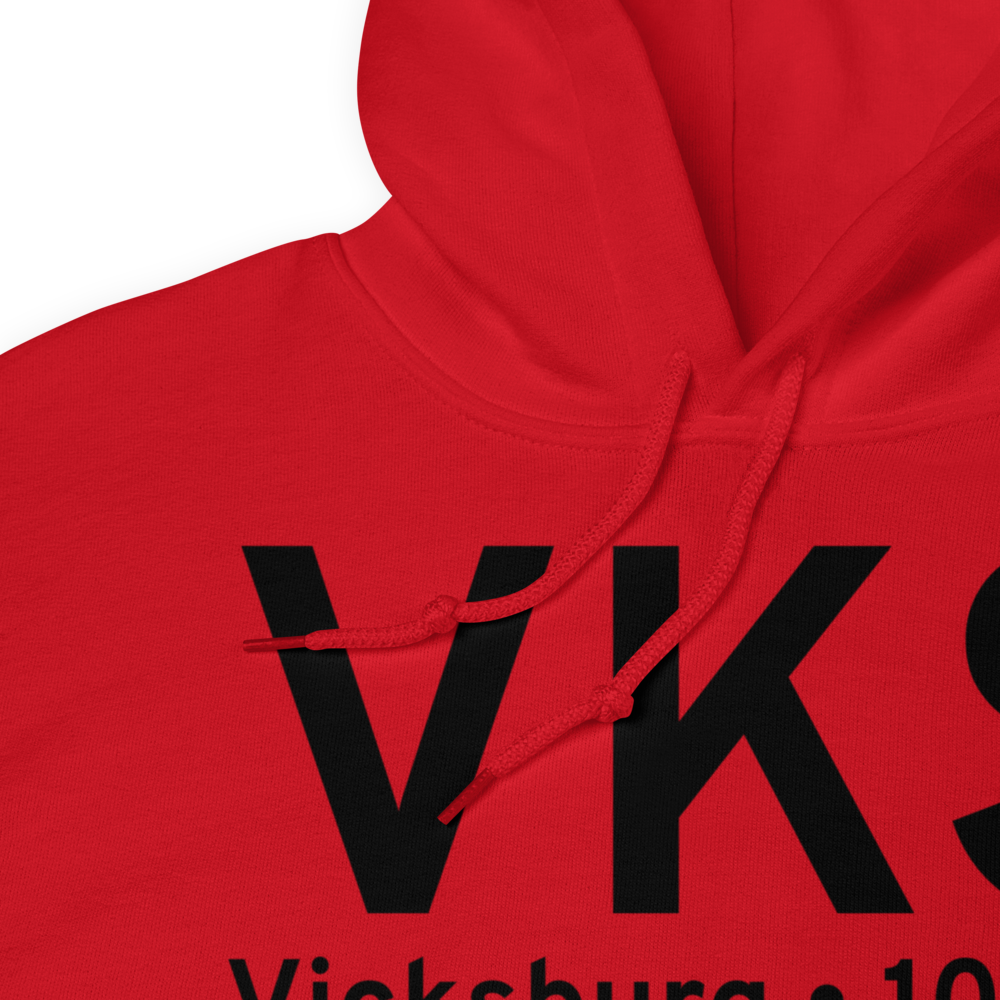 Vicksburg (KVKS) Airport Hoodie Sweatshirt 