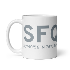 Suffolk (KSFQ) Airport Mug