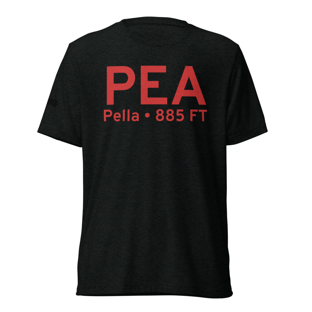 Pella (KPEA) Airport Tri-blend T-Shirt 