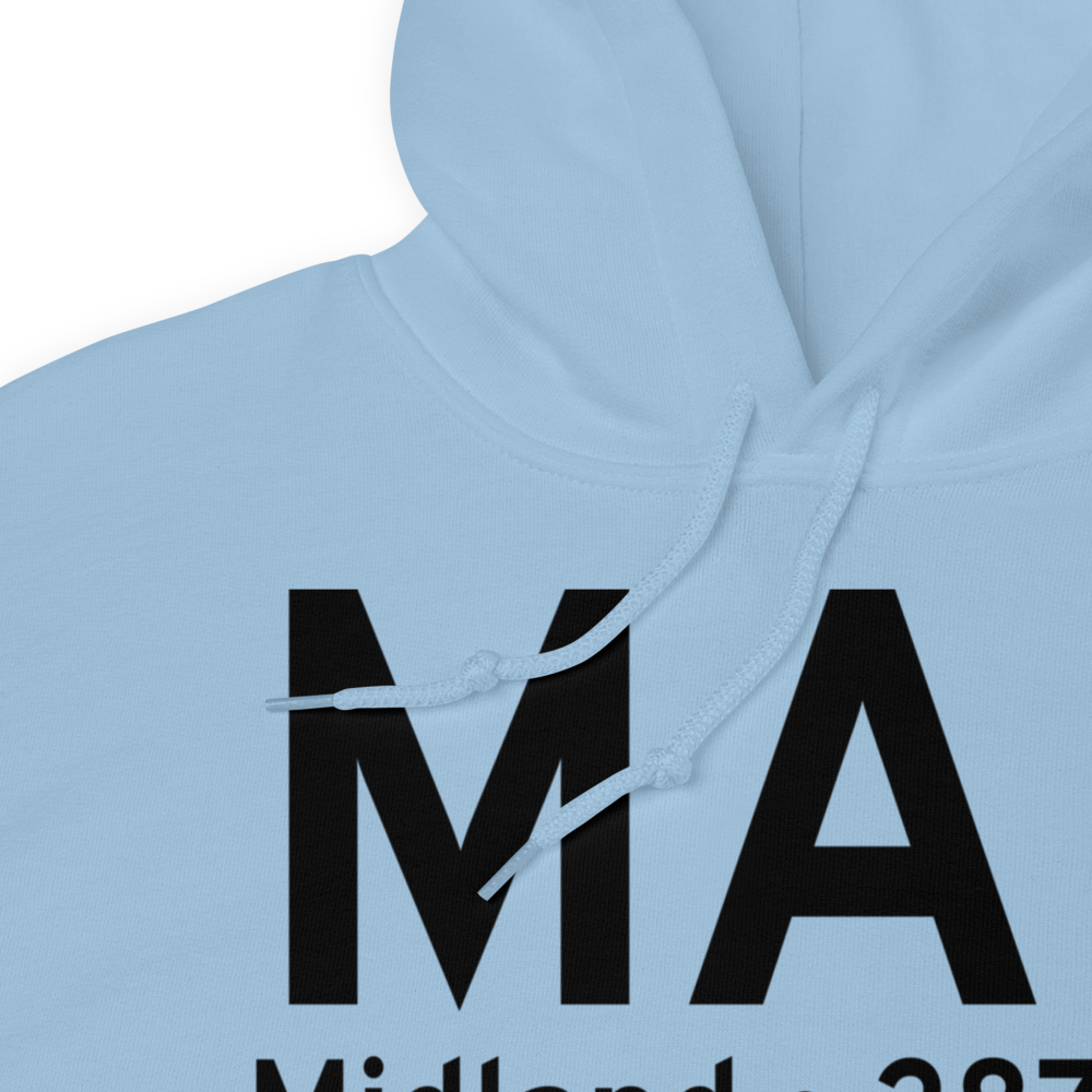 Midland (KMAF) Airport Hoodie Sweatshirt 