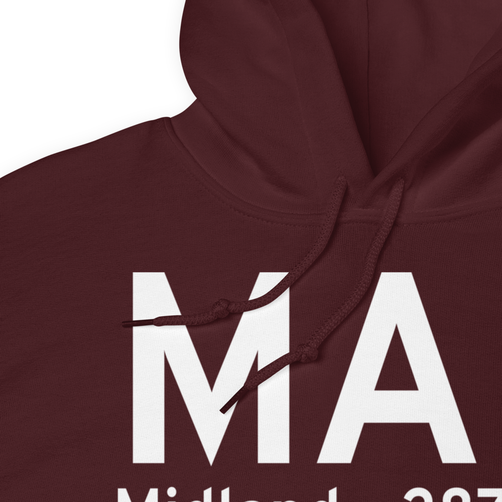 Midland (KMAF) Airport Hoodie Sweatshirt 
