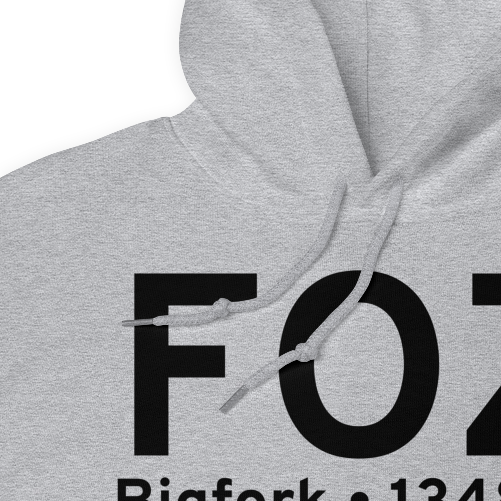 Bigfork (KFOZ) Airport Hoodie Sweatshirt 