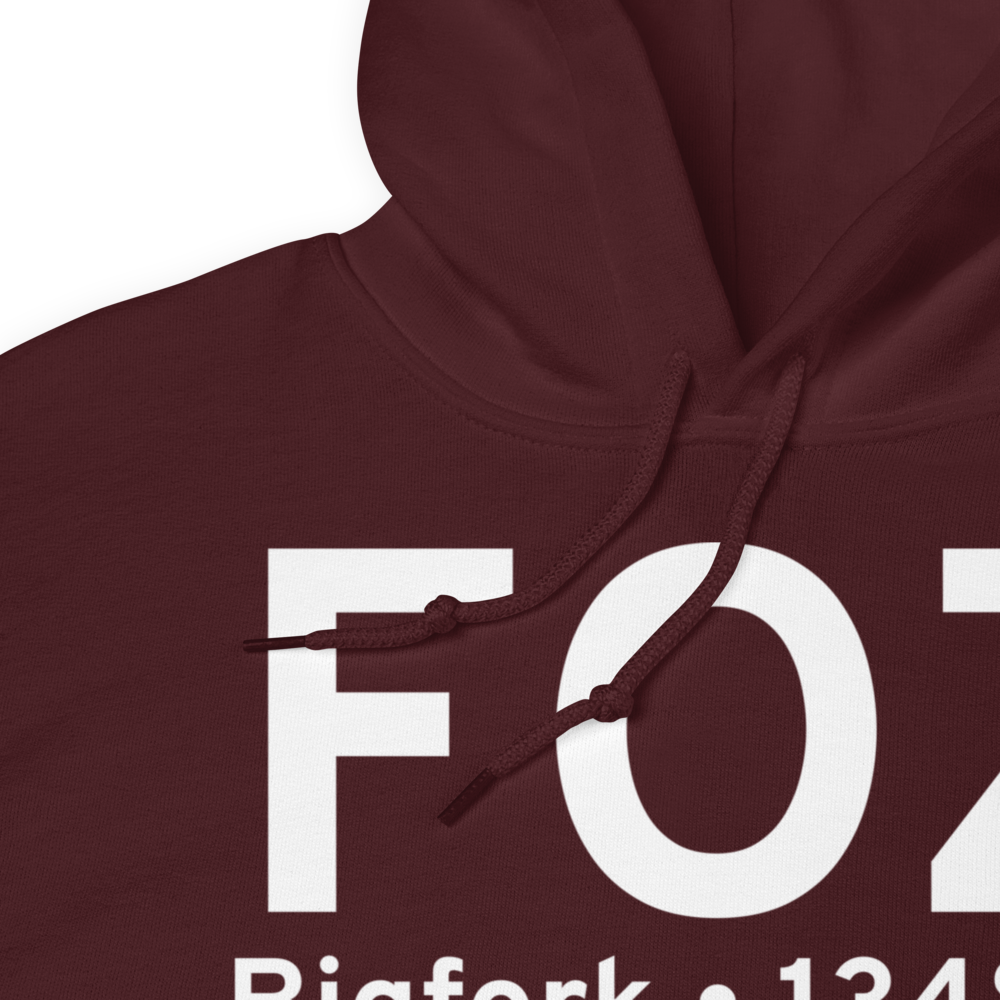 Bigfork (KFOZ) Airport Hoodie Sweatshirt 