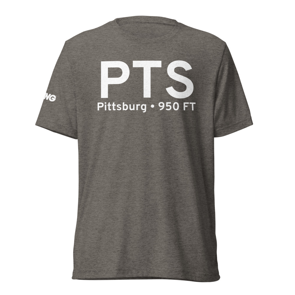Pittsburg (KPTS) Airport Tri-blend T-Shirt 