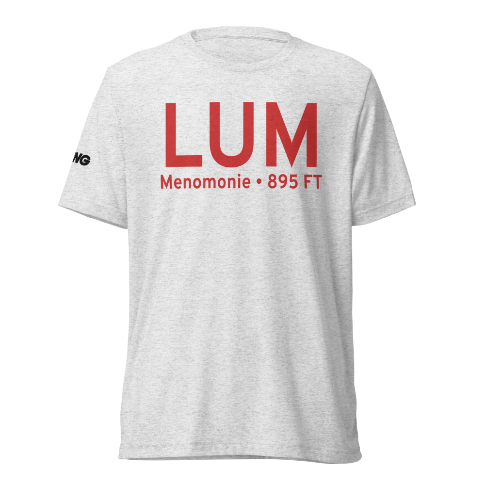 Menomonie (KLUM) Airport Tri-blend T-Shirt 