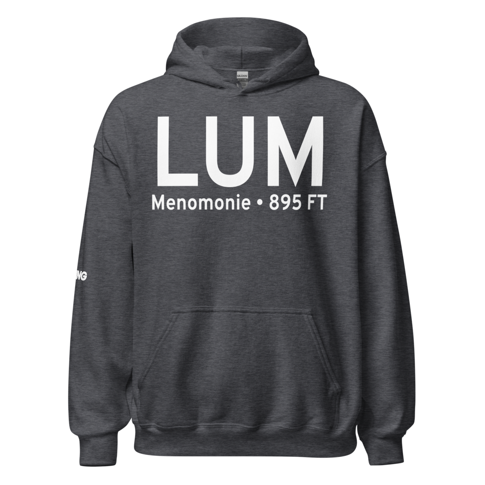 Menomonie (KLUM) Airport Hoodie Sweatshirt 