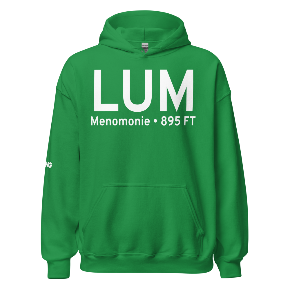 Menomonie (KLUM) Airport Hoodie Sweatshirt 