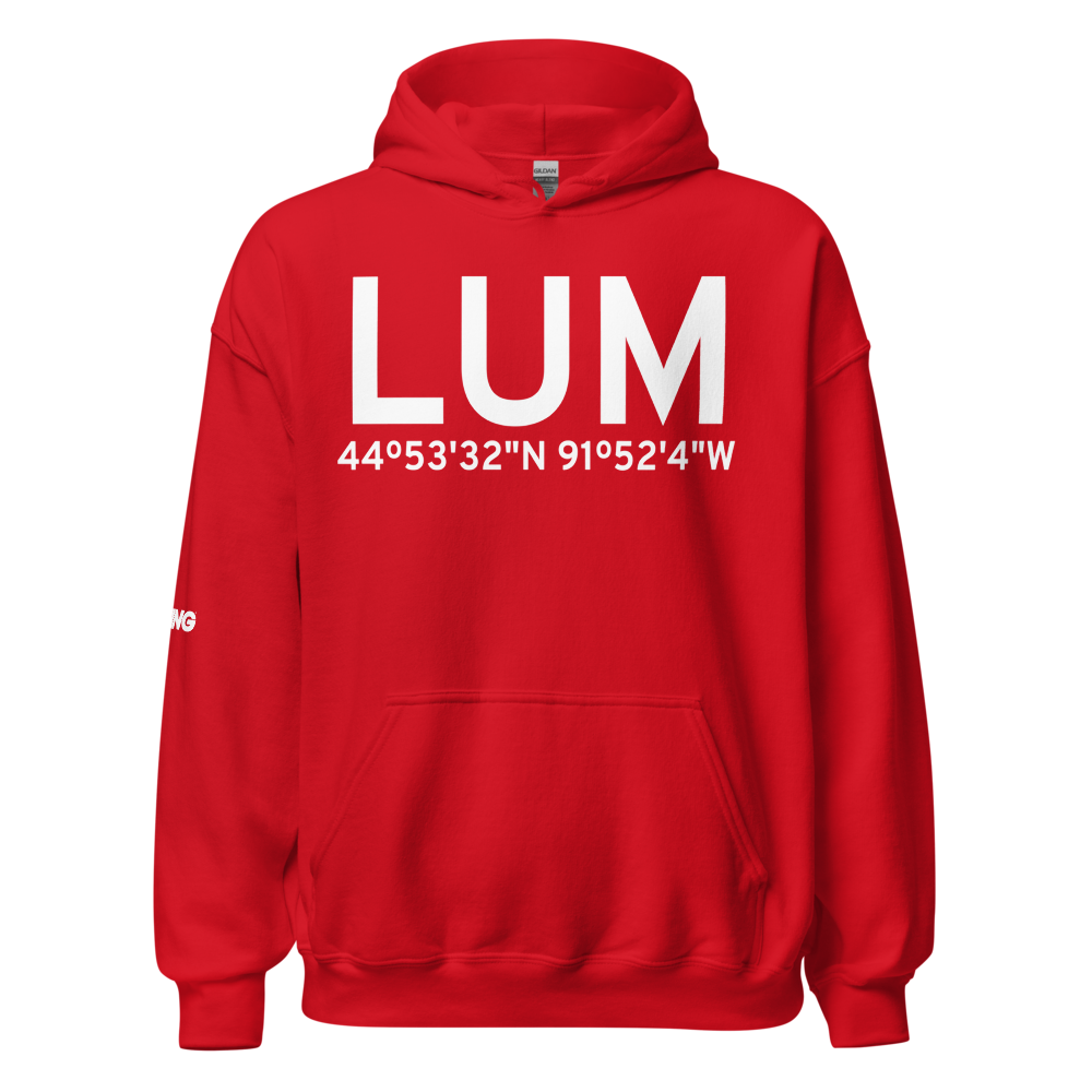 Menomonie (KLUM) Airport Hoodie Sweatshirt 