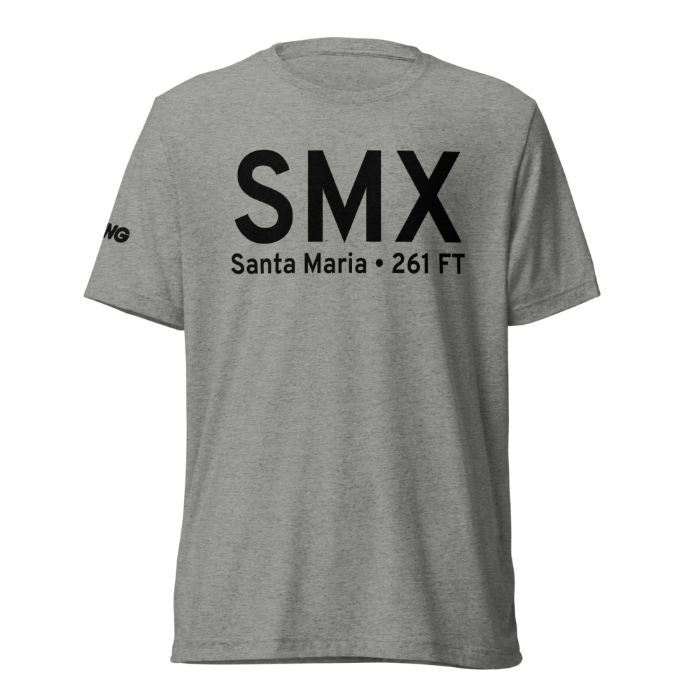 Santa Maria (KSMX) Airport Tri-blend T-Shirt 