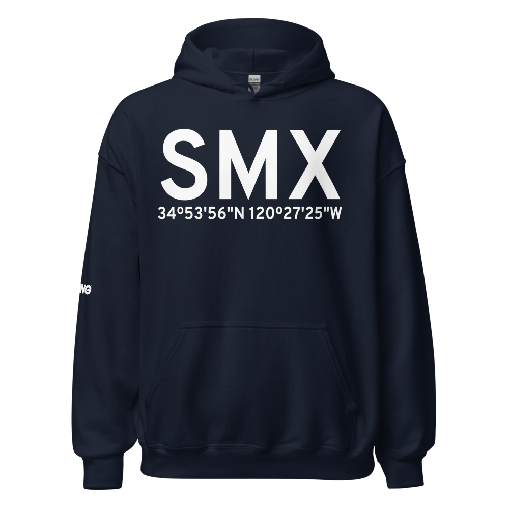Santa Maria (KSMX) Airport Hoodie Sweatshirt 