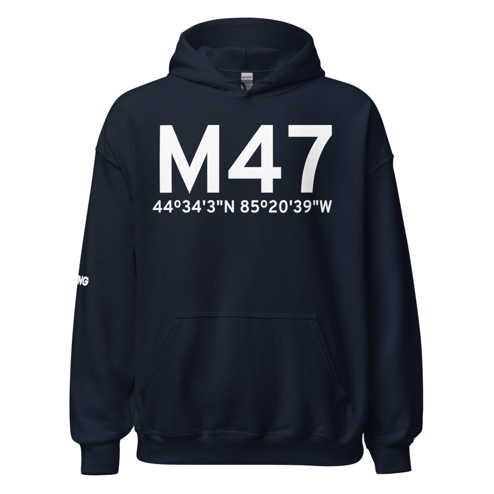 Fife Lake (M47) Airport Hoodie Sweatshirt 