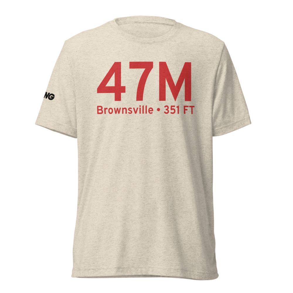 Brownsville (47M) Airport Tri-blend T-Shirt 