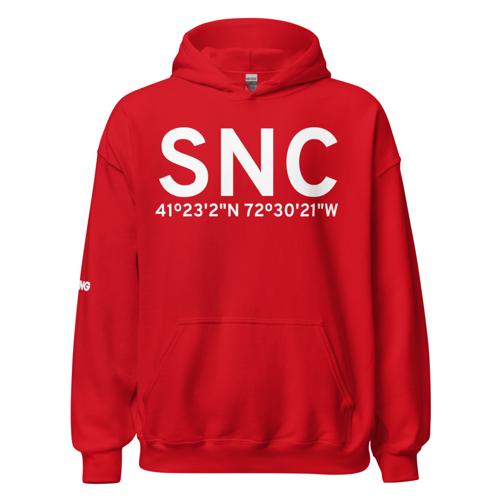 Chester (KSNC) Airport Hoodie Sweatshirt 