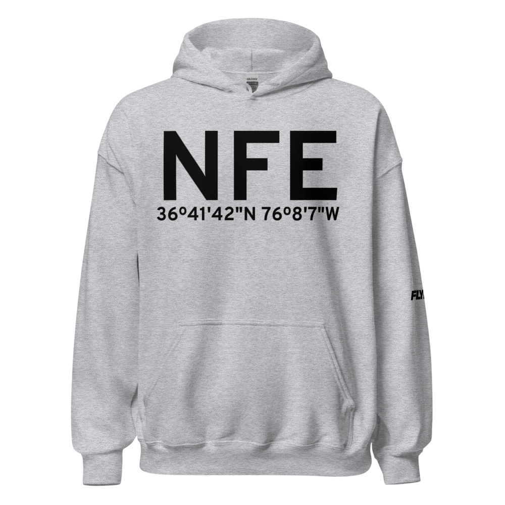 Fentress (KNFE) Airport Hoodie Sweatshirt 