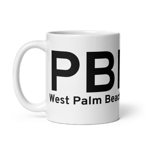 West Palm Beach (KPBI) Airport Mug
