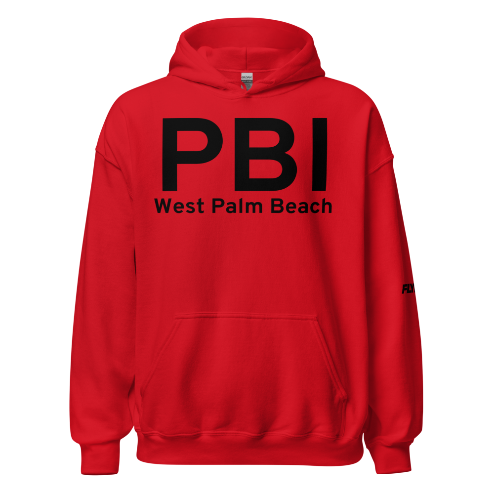 West Palm Beach (KPBI) Airport Hoodie Sweatshirt 