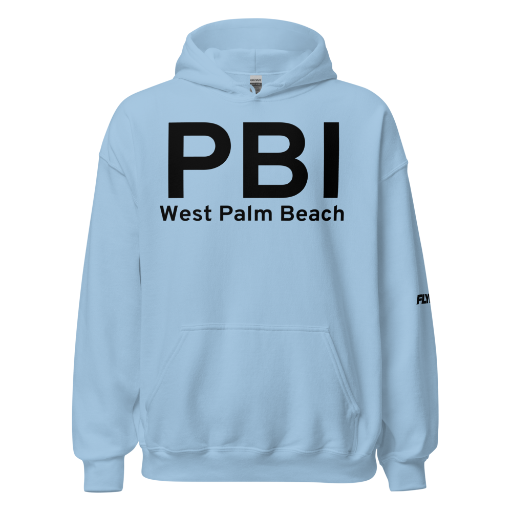 West Palm Beach (KPBI) Airport Hoodie Sweatshirt 
