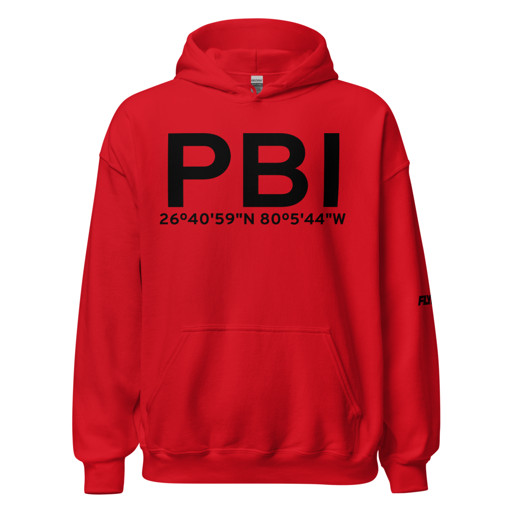 West Palm Beach (KPBI) Airport Hoodie Sweatshirt 