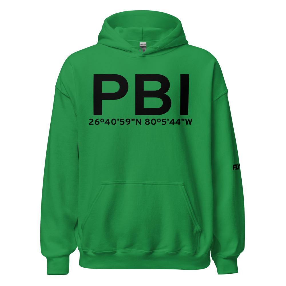 West Palm Beach (KPBI) Airport Hoodie Sweatshirt 